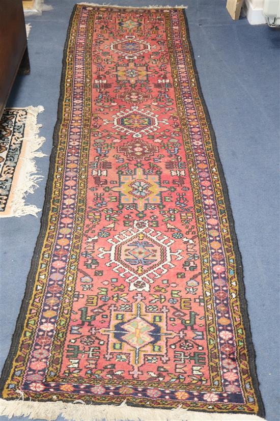 A Caucasian style runner 286 x 70cm